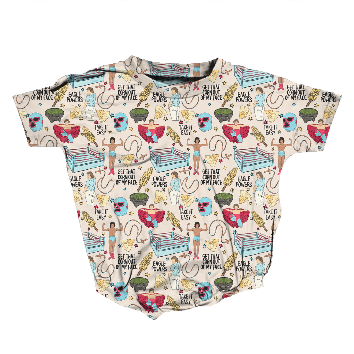 Nacho Average Hero Romper **Preorder**