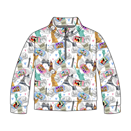 Magical Travels Adult Quarter Zip-Up **PreOrder**