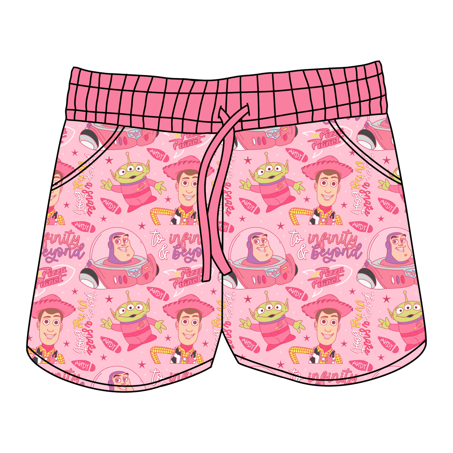 Infinity Dreams Pink Women's Shorts *RTS*