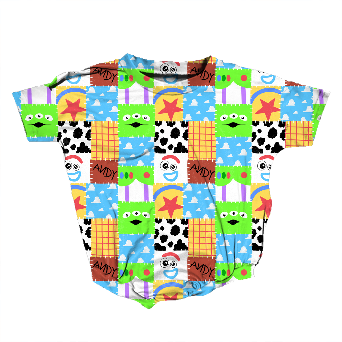 Playtime Patchwork Romper **Preorder**
