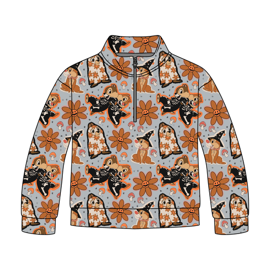 Spooky Squeaks Quarter Zip-Up **PreOrder**