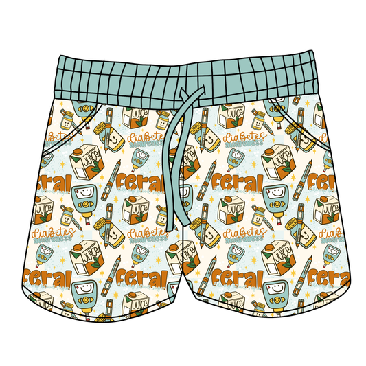 Feral Like My Blood Sugar Women's Shorts **PreOrder**