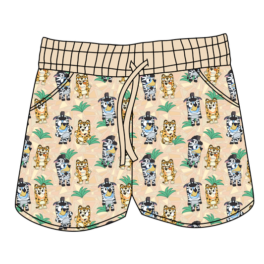 Safari Pups Women's Shorts **PreOrder**
