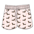Doxie Daydreams Pink  Women's Shorts **PreOrder**