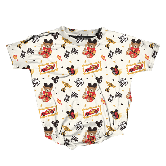 Born To Race Bears Romper **Preorder**