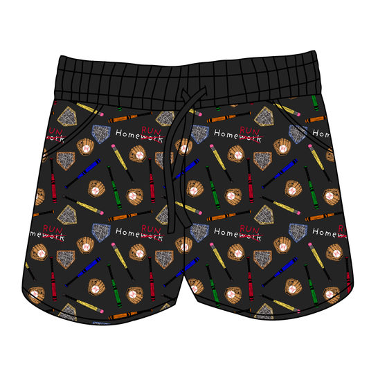 Homework & Homeruns Women's Shorts **PreOrder**
