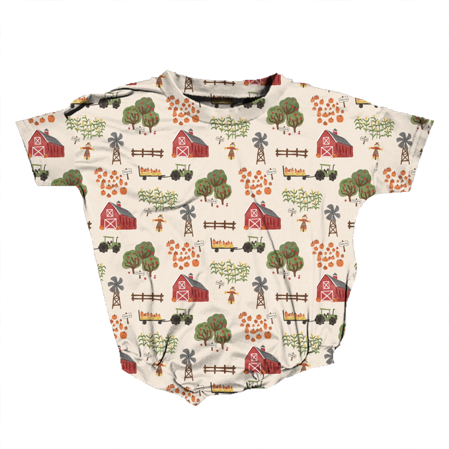 Autumn on the Farm Romper **Preorder**