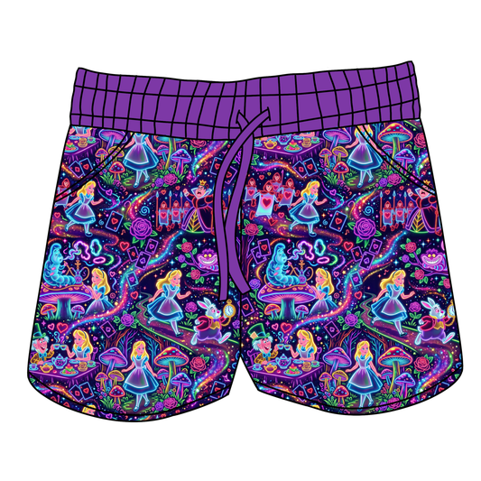 Wonderland After Dark Women's Shorts **PreOrder**