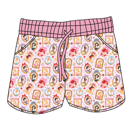 Portraits of a Princess Women's Shorts **PreOrder**