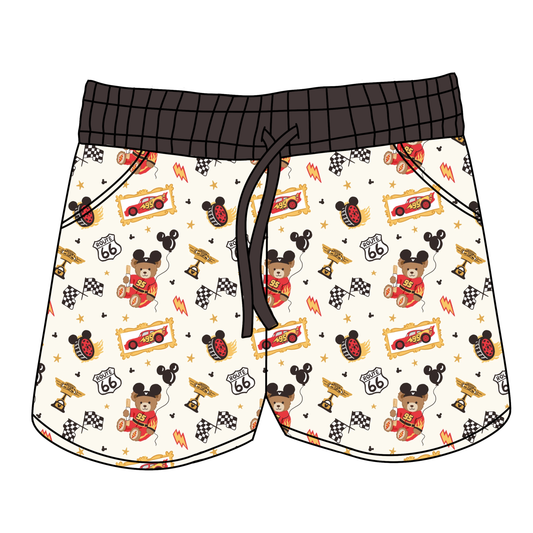 Born To Race Bears Women's Shorts **PreOrder**