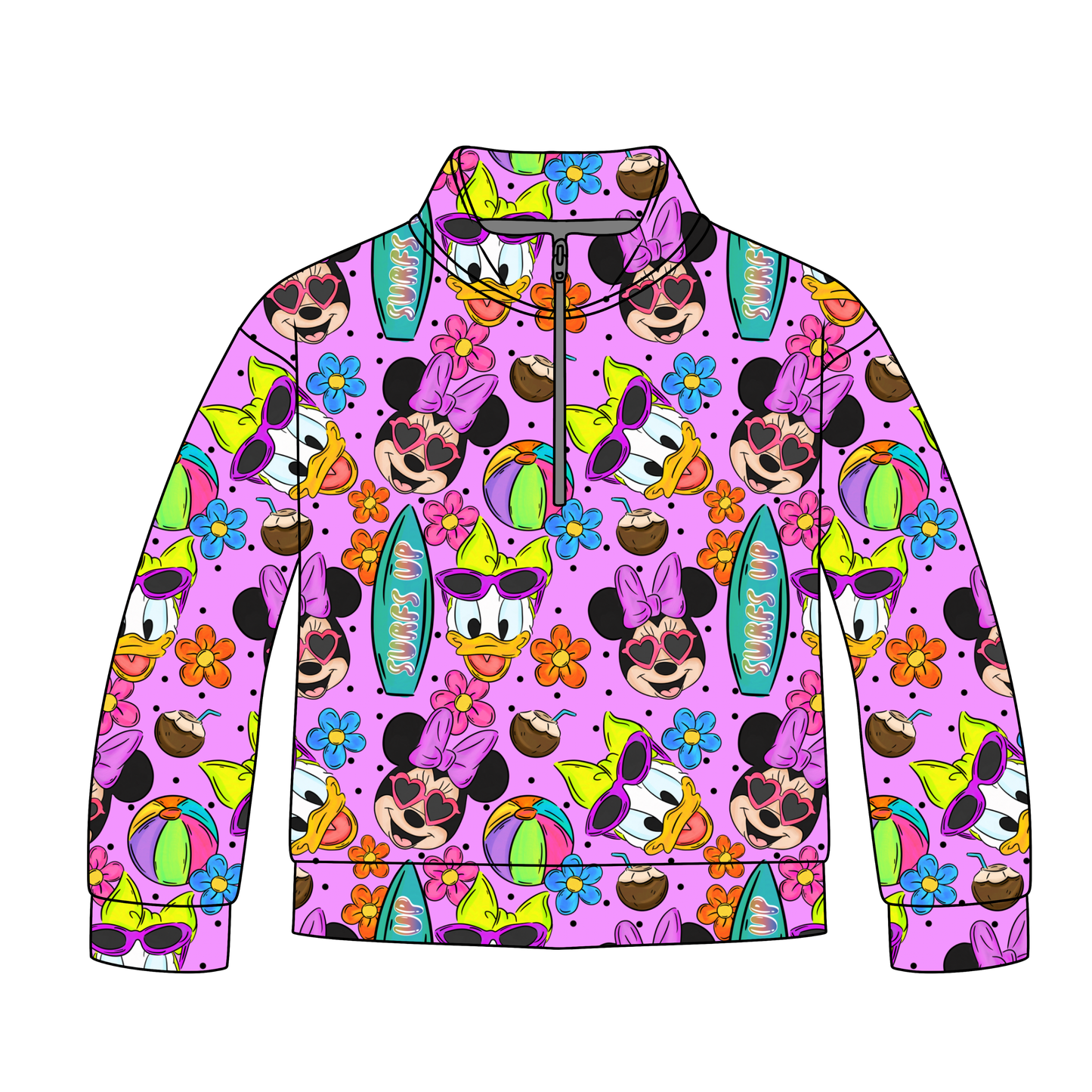 Surf Sweethearts Quarter Zip-Up *RTS*