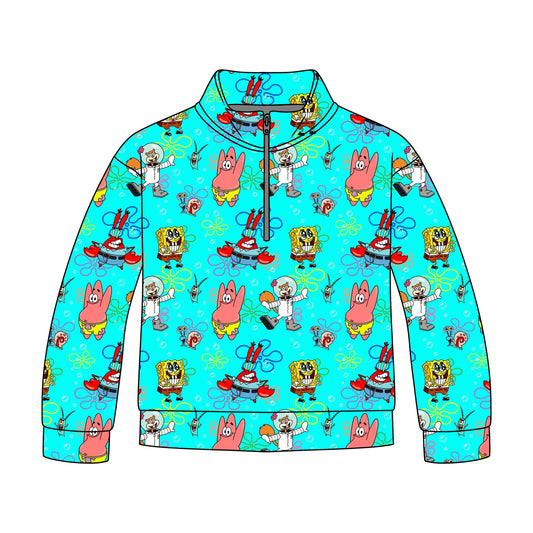 Krabby Patty Crew Quarter Zip-Up *RTS*
