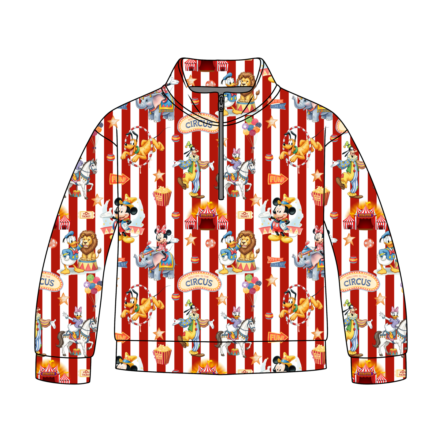 Main Street Circus Crew Quarter Zip-Up **PreOrder**