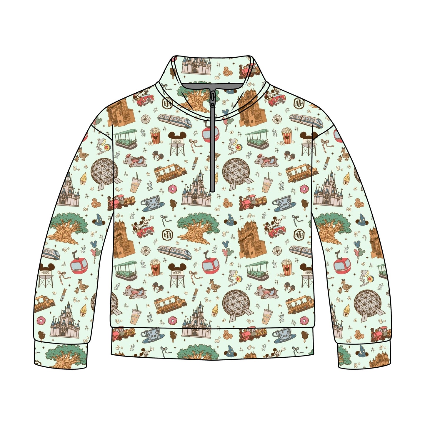 Dreamy Park Days Quarter Zip-Up *RTS*
