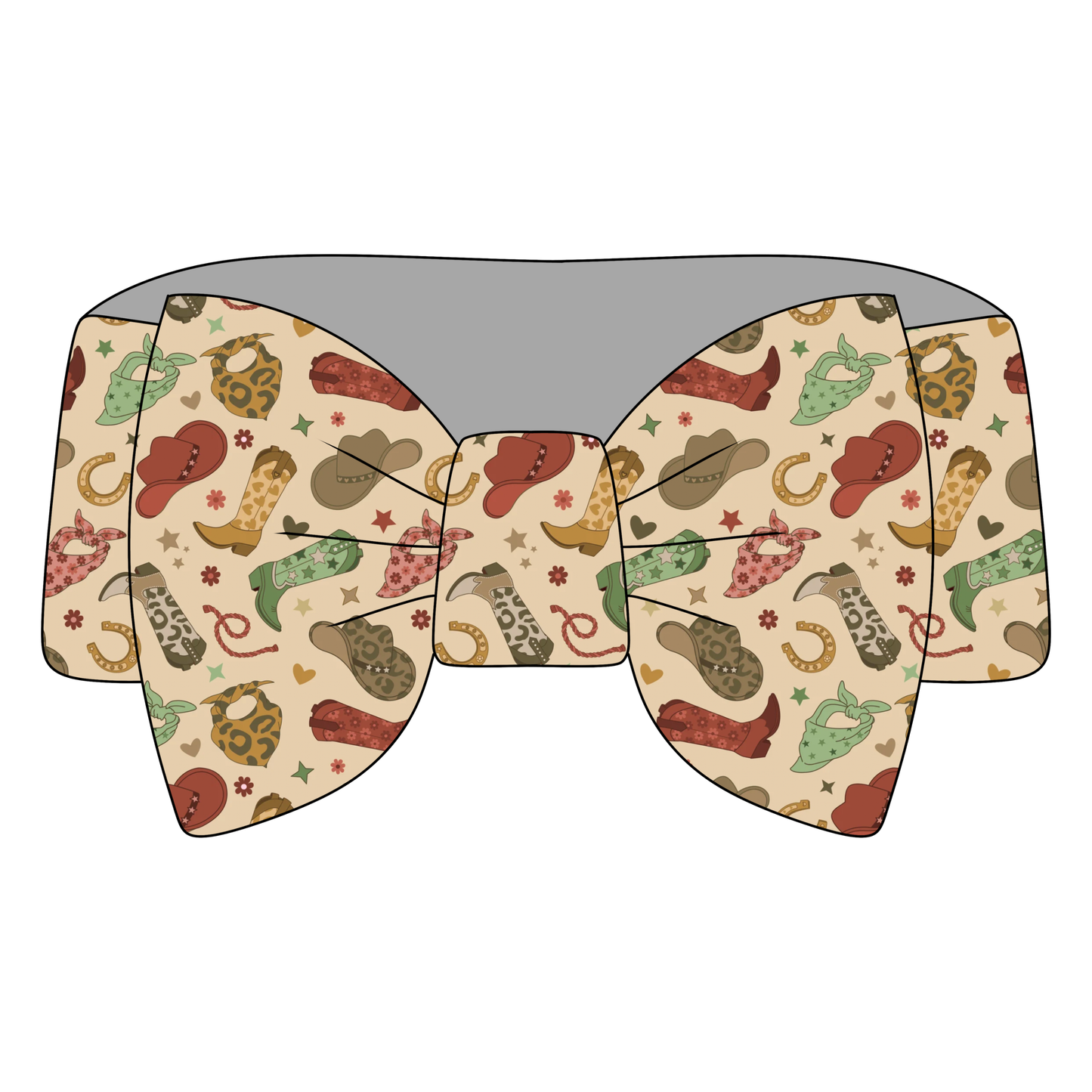 Boot Scootin' Cutie Bamboo Bow Headband **PreOrder**