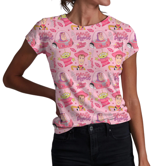Infinity Dreams Pink Adult Women's T-shirt *RTS*