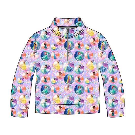 Enchanted Bubble Beauties Adult Quarter Zip-Up *RTS*