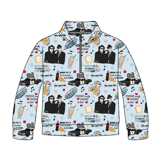 Shake Your Tail Feather Quarter Zip-Up *RTS*