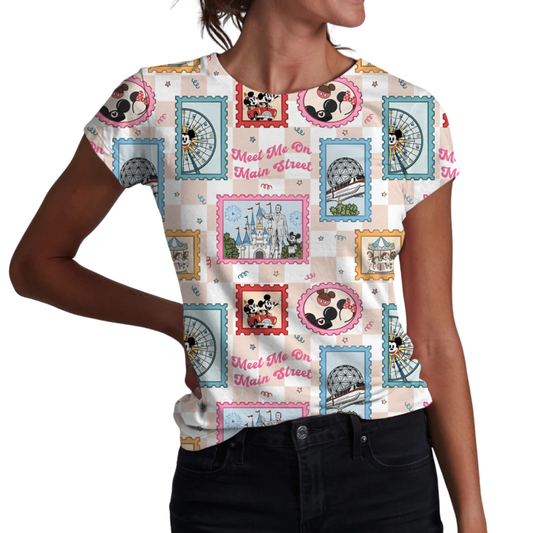 Main Street Memories Adult Women's T-shirt *RTS*