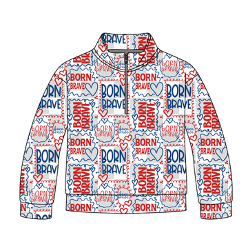 Born Brave Quarter Zip-Up **PreOrder**