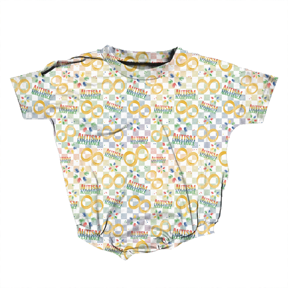 Autism Acceptance Romper *RTS*