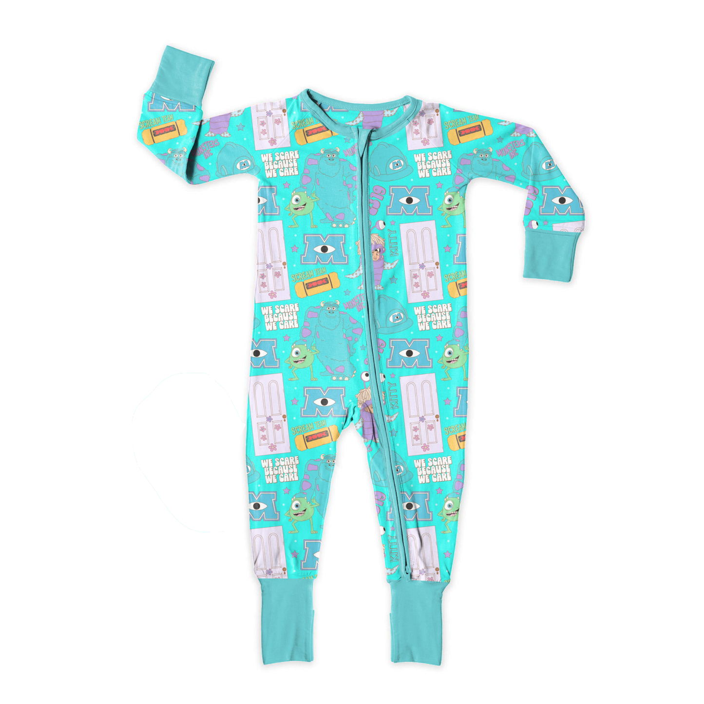 We Scare Because We Care Medically Adaptable Zipper Sleeper *RTS*
