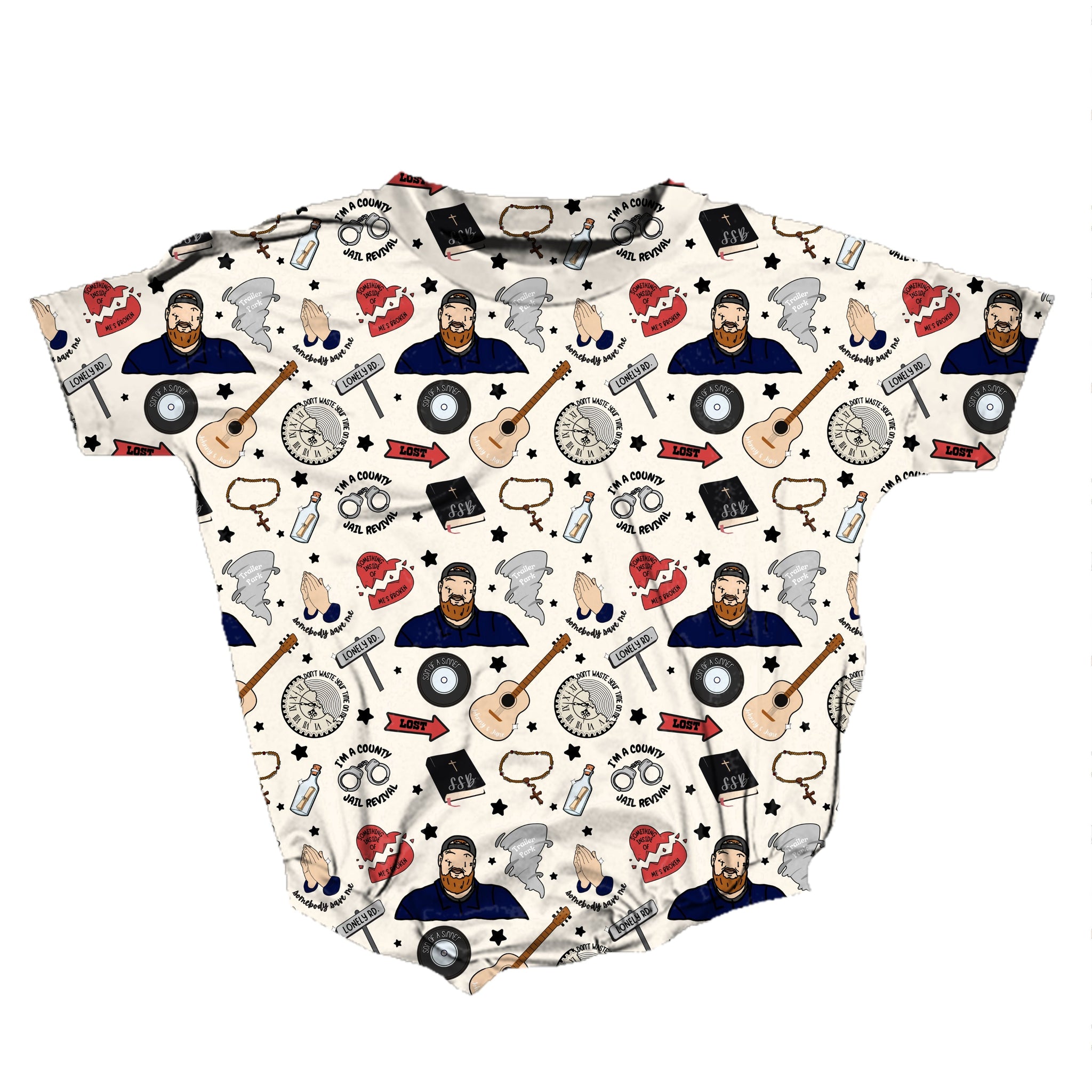 Somebody Save Me Romper **PreOrder**
