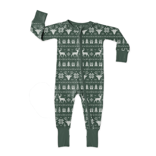 Winter Knit Wishes Zipper Sleeper **PreOrder**