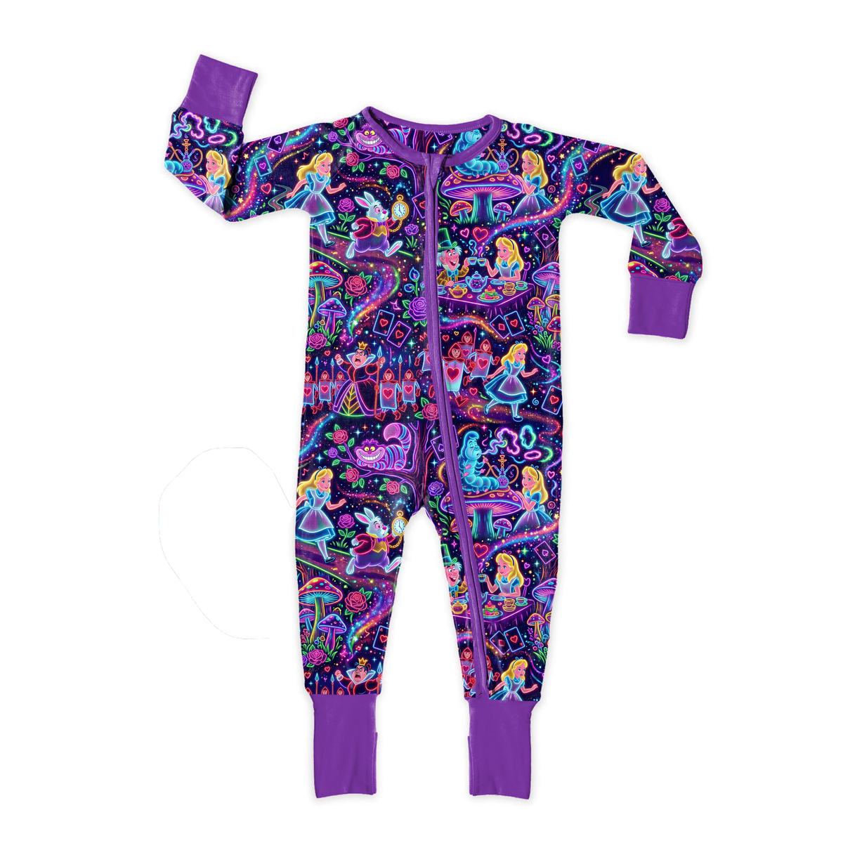 Wonderland After Dark Zipper Sleeper **PreOrder**