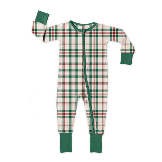 Wrapped In Plaid Zipper Sleeper **PreOrder**