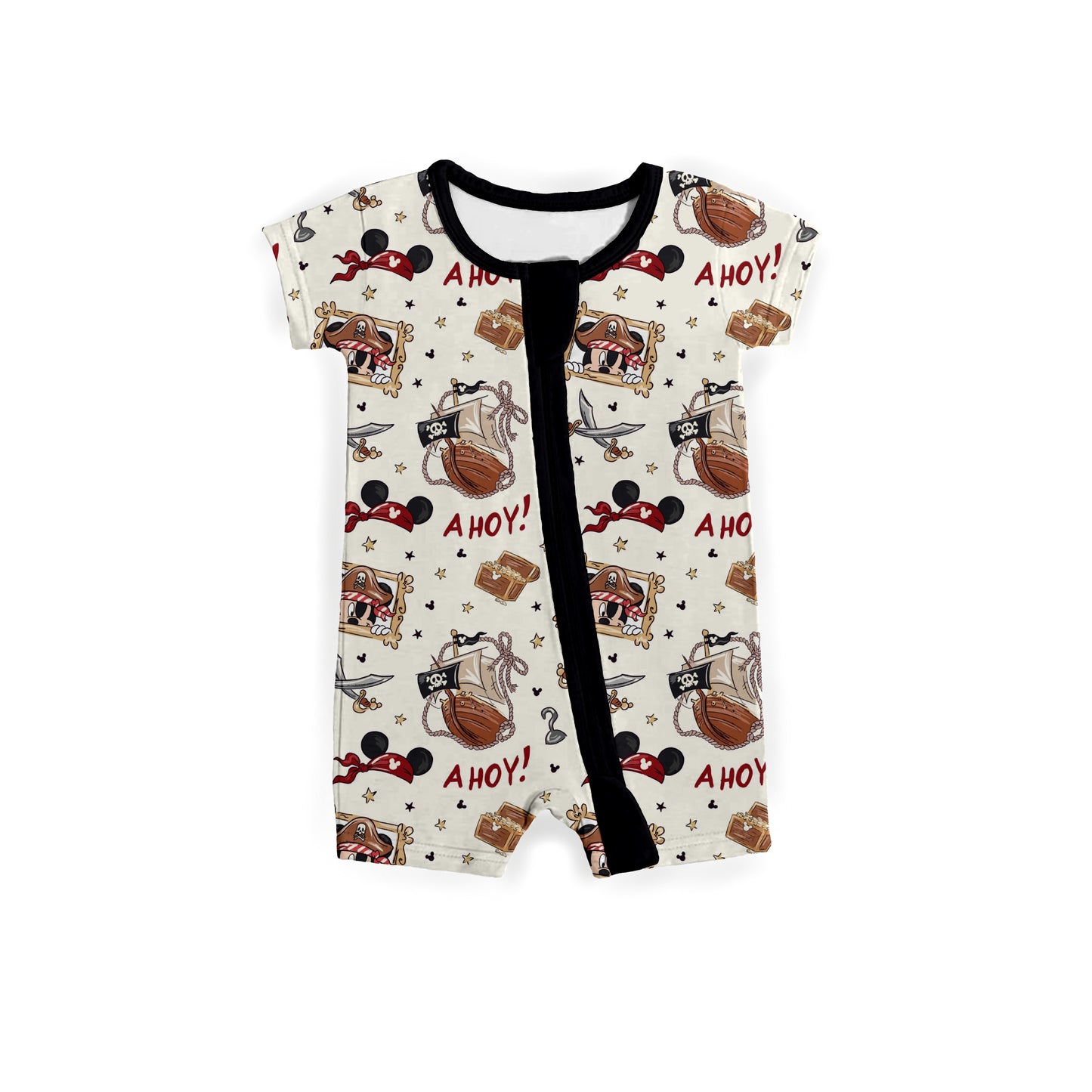 Tiny Pirate Crew Zipper Shortie *RTS*