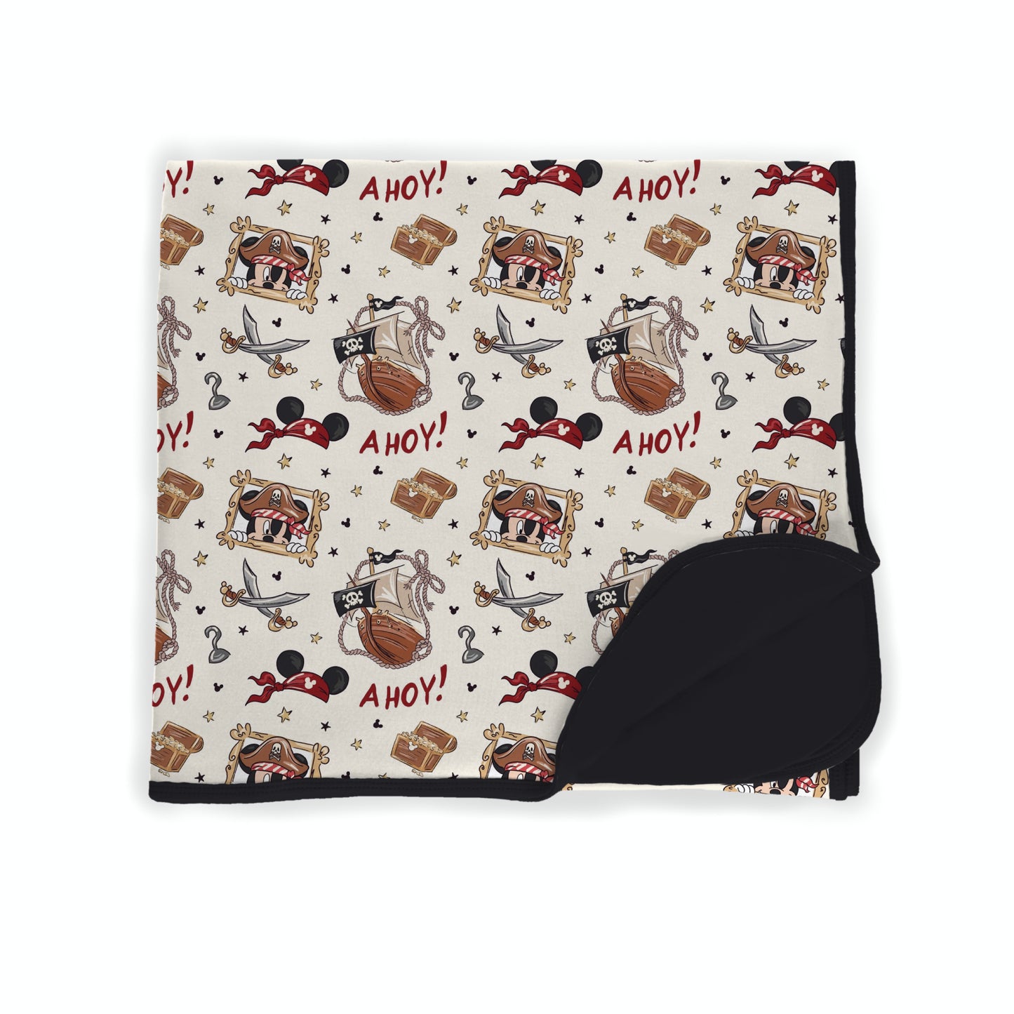 Tiny Pirate Crew Bamboo Blanket *RTS*