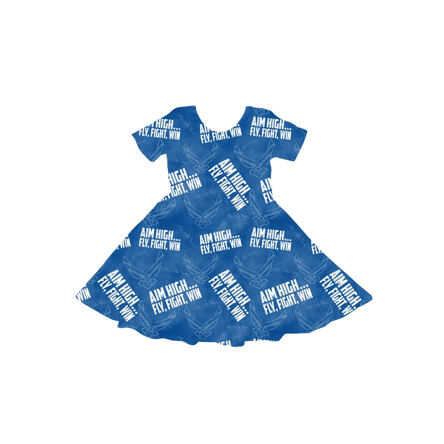 Fly, Fight, Win Youth Twirl Dress *RTS*