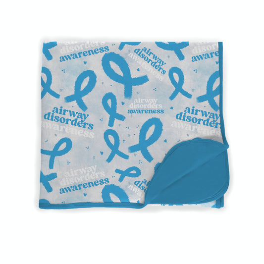 Airway Disorders Awareness Bamboo Blanket **PreOrder**