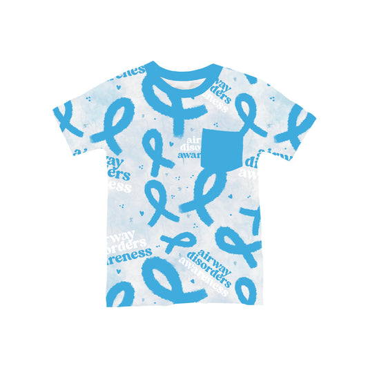 Airway Disorders Awareness Pocket T-Shirt **PreOrder**