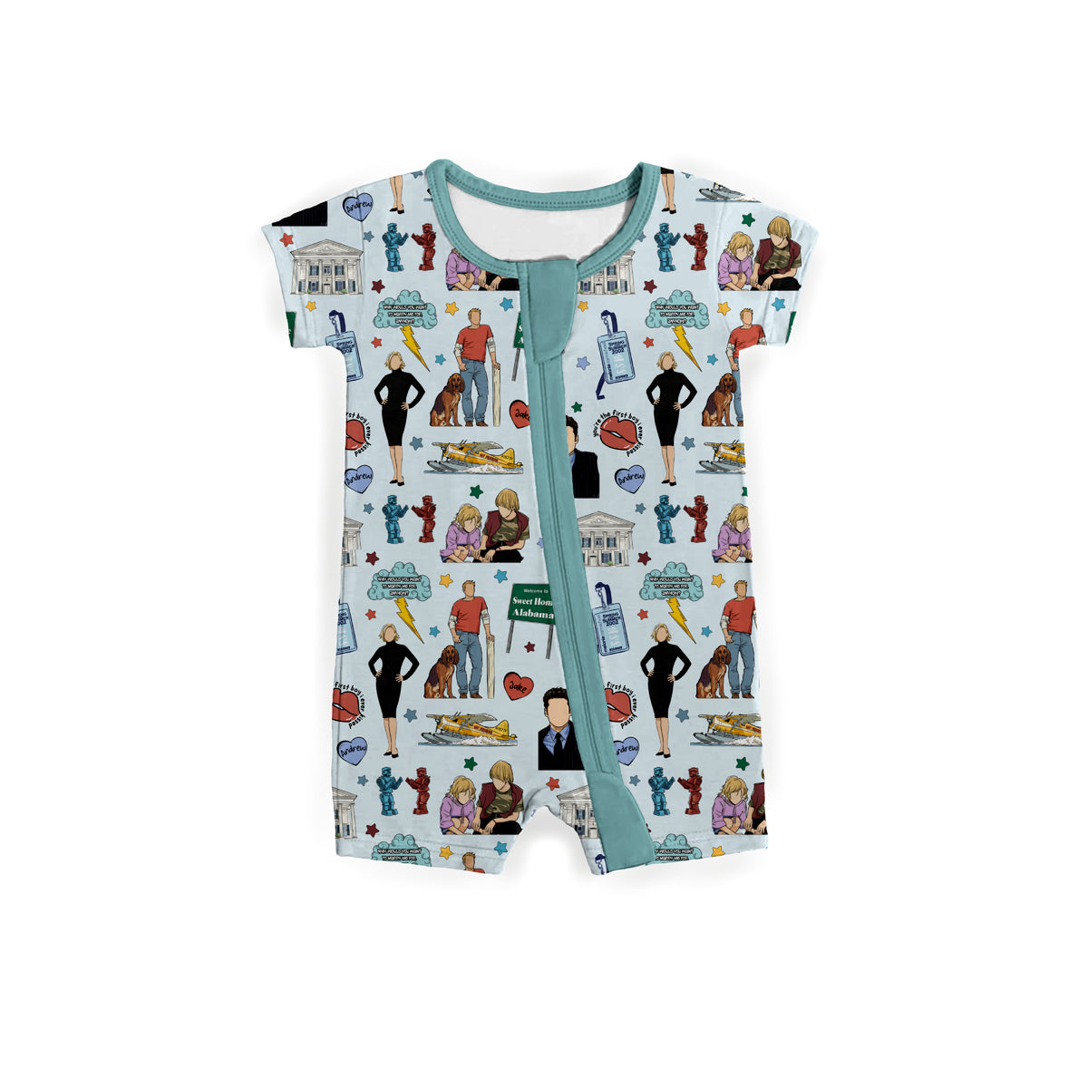 So I Can Kiss You Anytime I Want Zipper Shortie **PreOrder**
