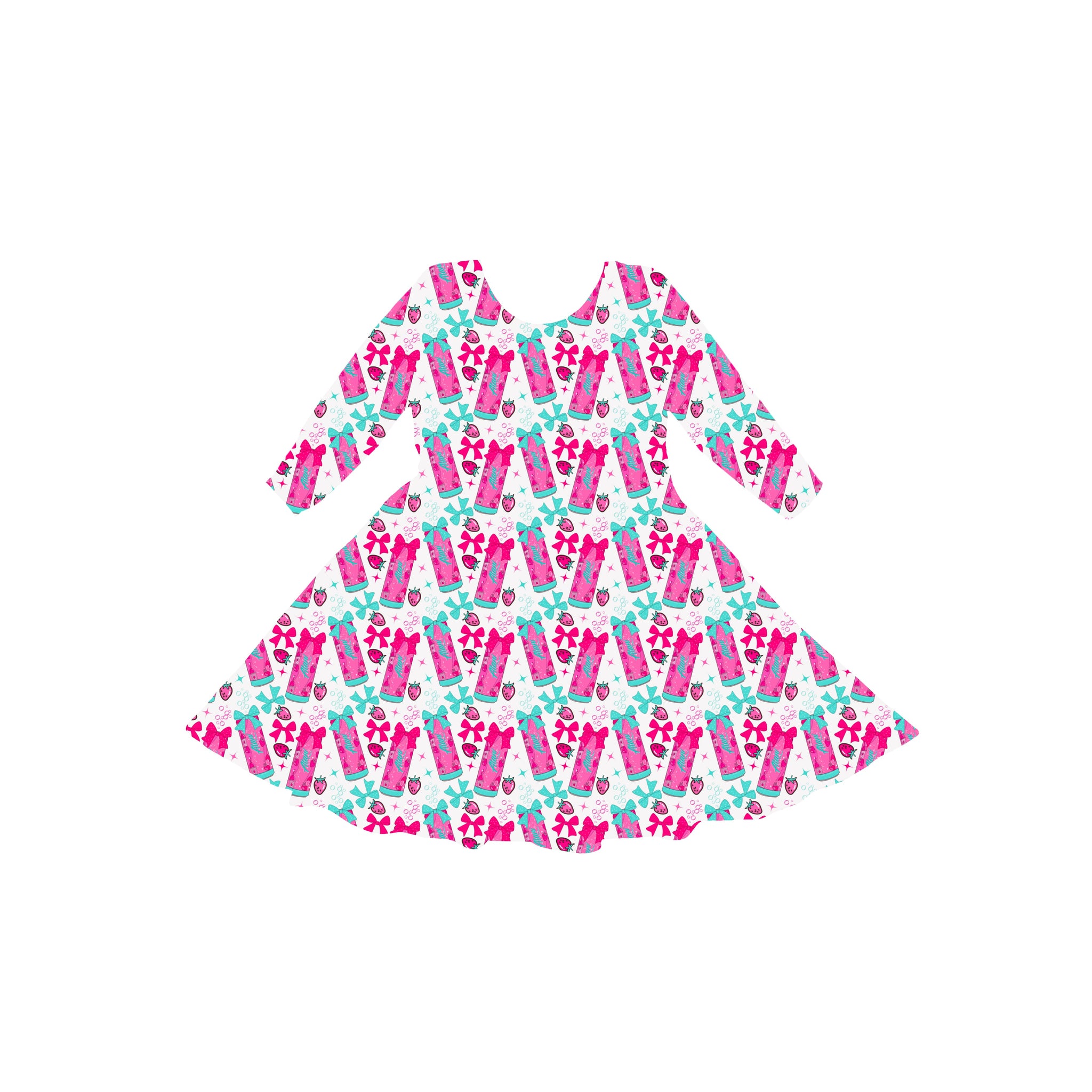 Berry Boost Youth Twirl Dress **PreOrder**