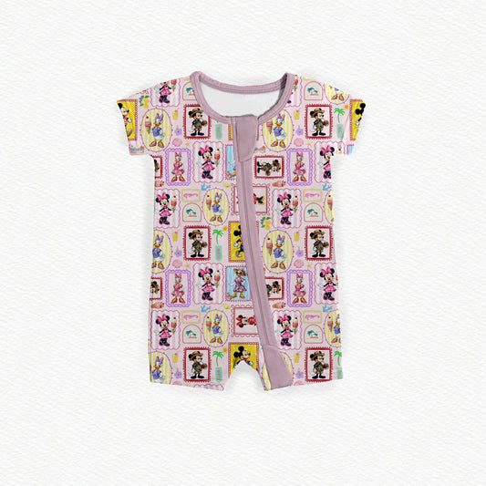 Sweet Stamp Friends Zipper Shortie *RTS*