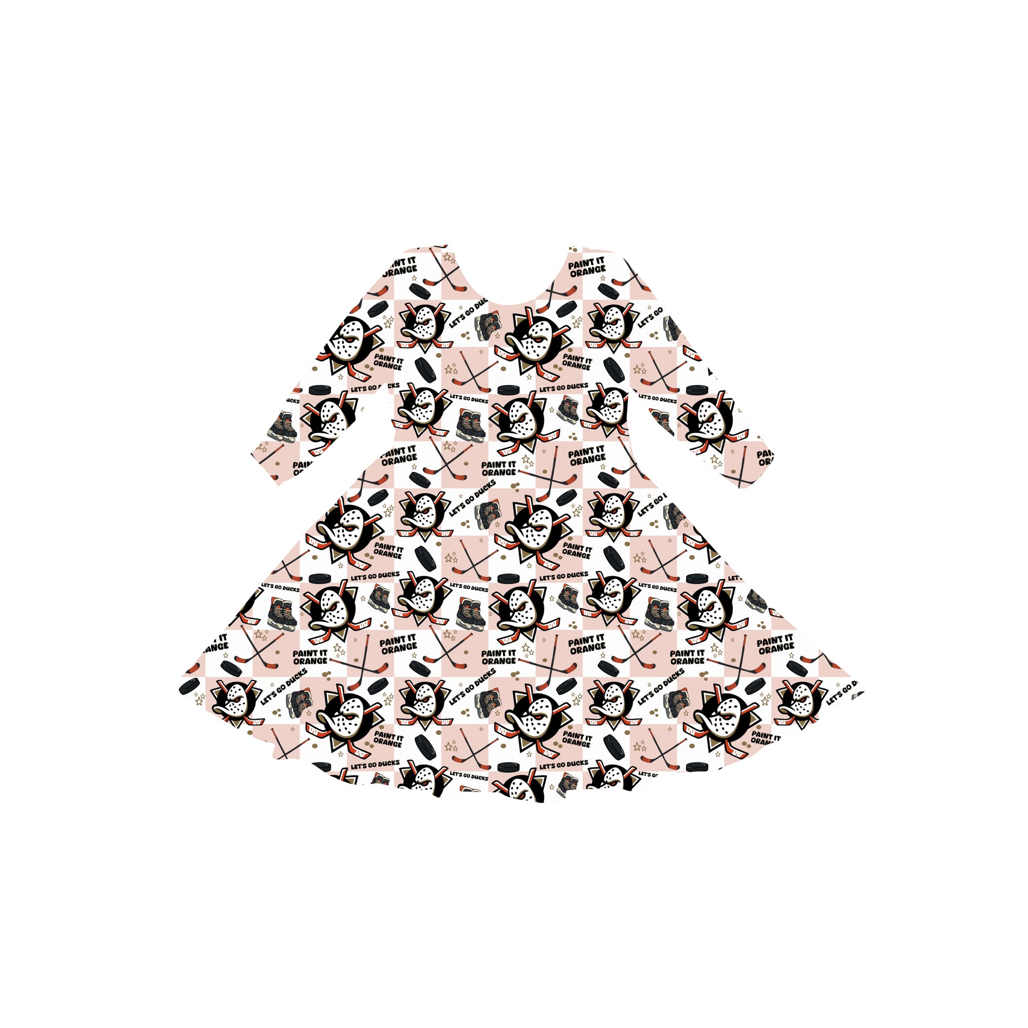 Anaheim Hockey Youth Twirl Dress **PreOrder**