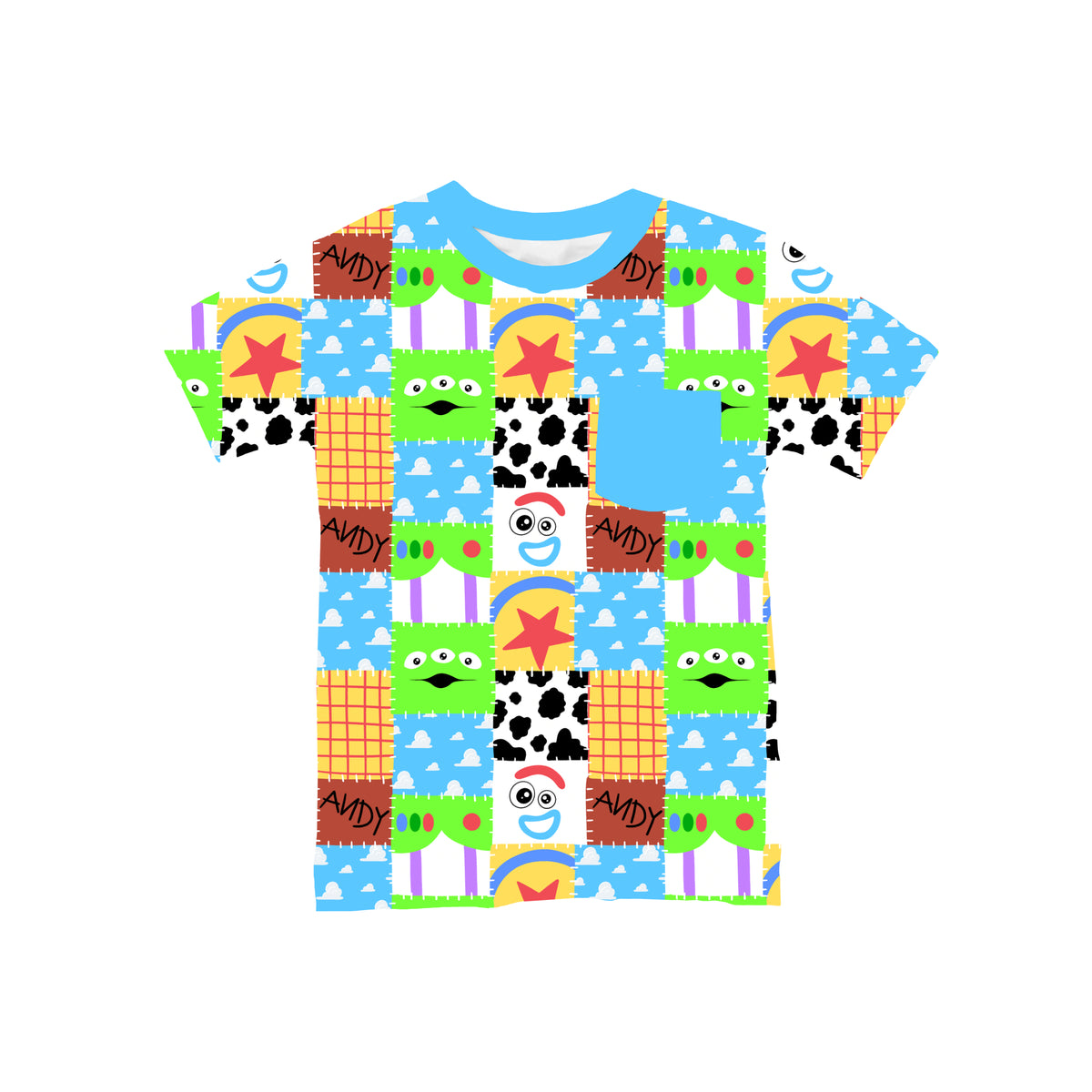 Playtime Patchwork Pocket T-Shirt **PreOrder**