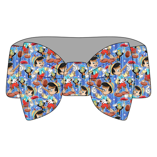 A Real Boy  Bamboo Bow Headband *RTS*