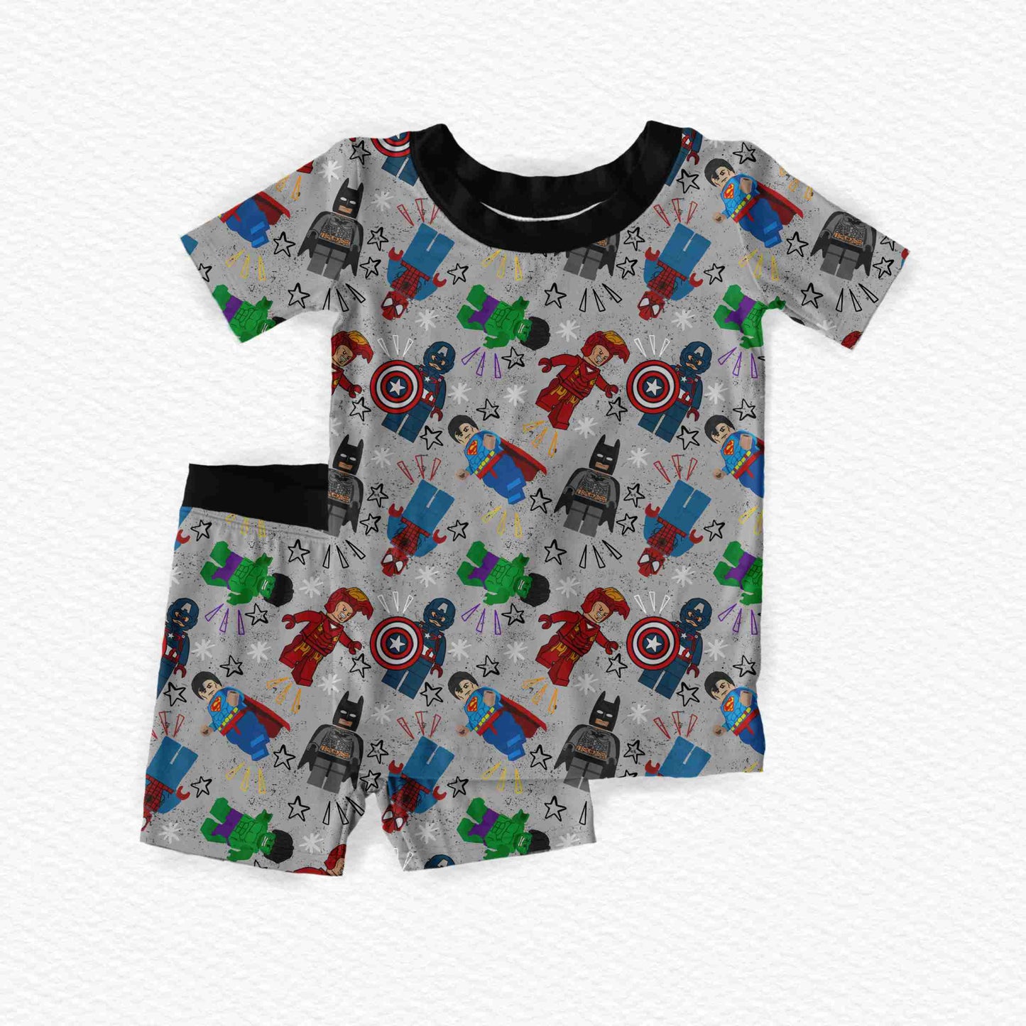Brick Hero Squad Youth Short Set *RTS*