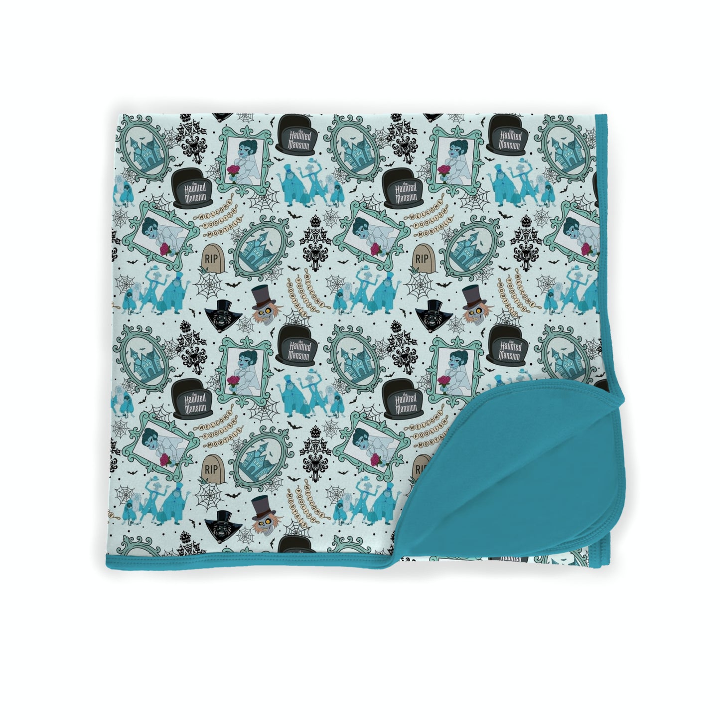 Spooky Mansion Bamboo Blanket **PreOrder**