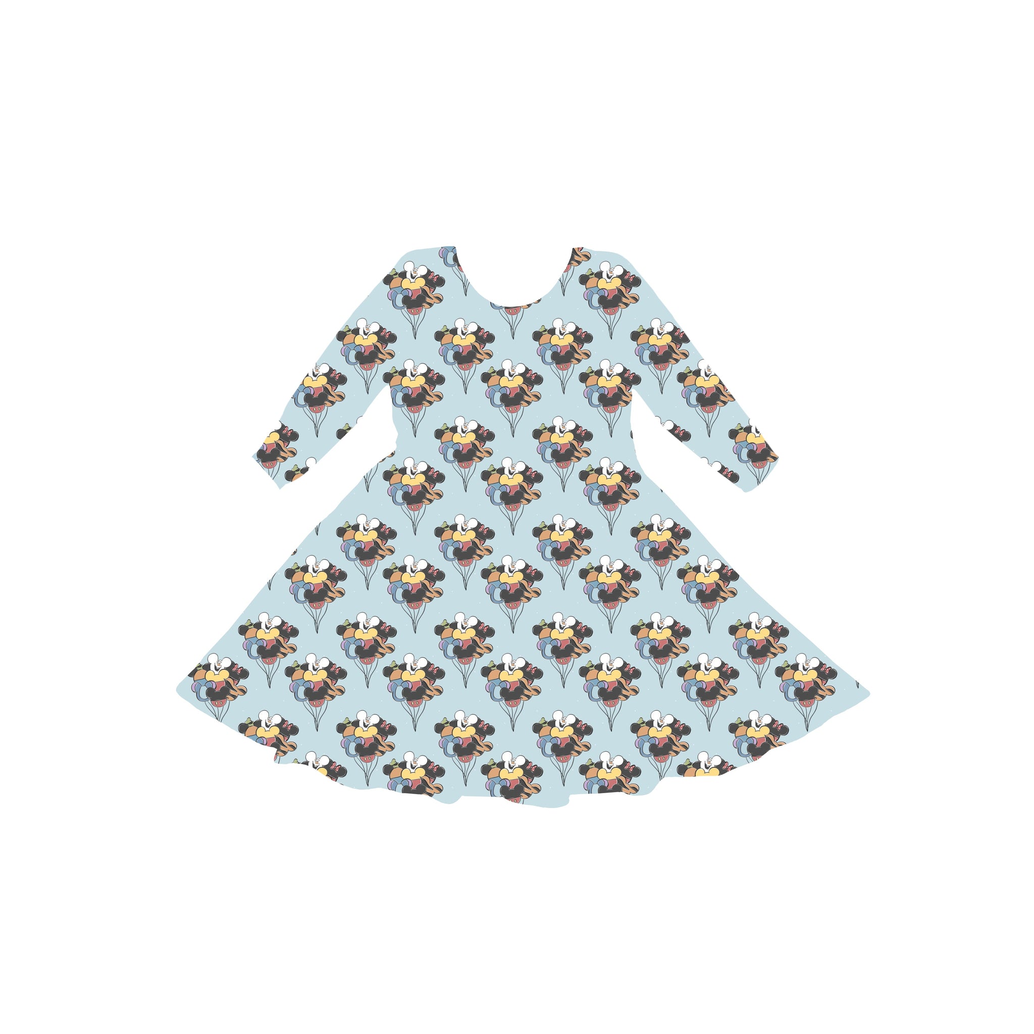 Mickeys Sky Party Youth Twirl Dress **PreOrder**