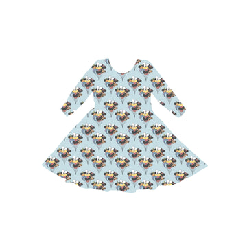 Mickeys Sky Party Youth Twirl Dress **PreOrder**