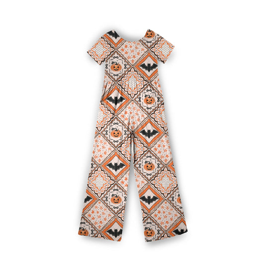 Pumpkin Patchwork Jumpsuit **PreOrder**