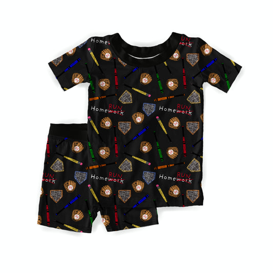 Homework & Homeruns Youth Short Set **PreOrder**