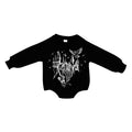 Magic After Midnight Medically Adaptable Sweatshirt Romper *RTS*