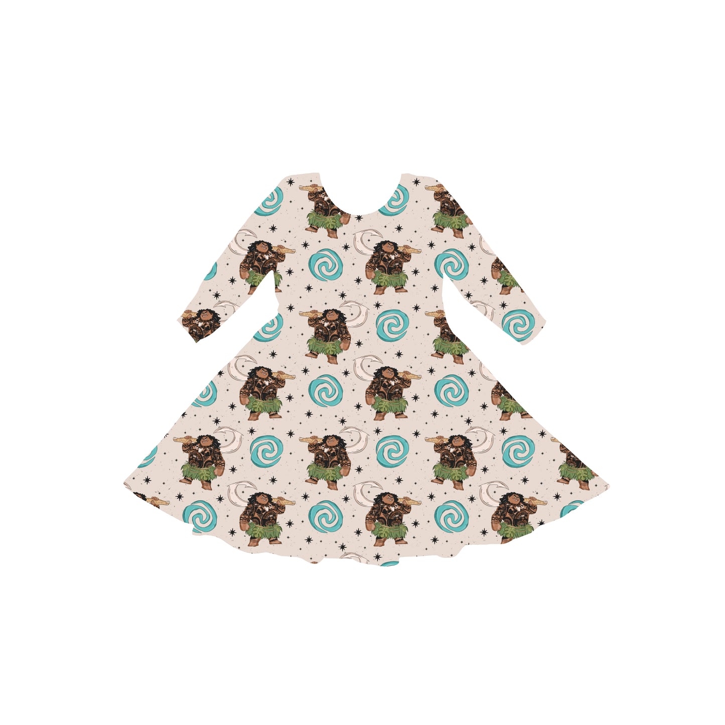 Demigod Vibes Youth Twirl Dress *RTS*