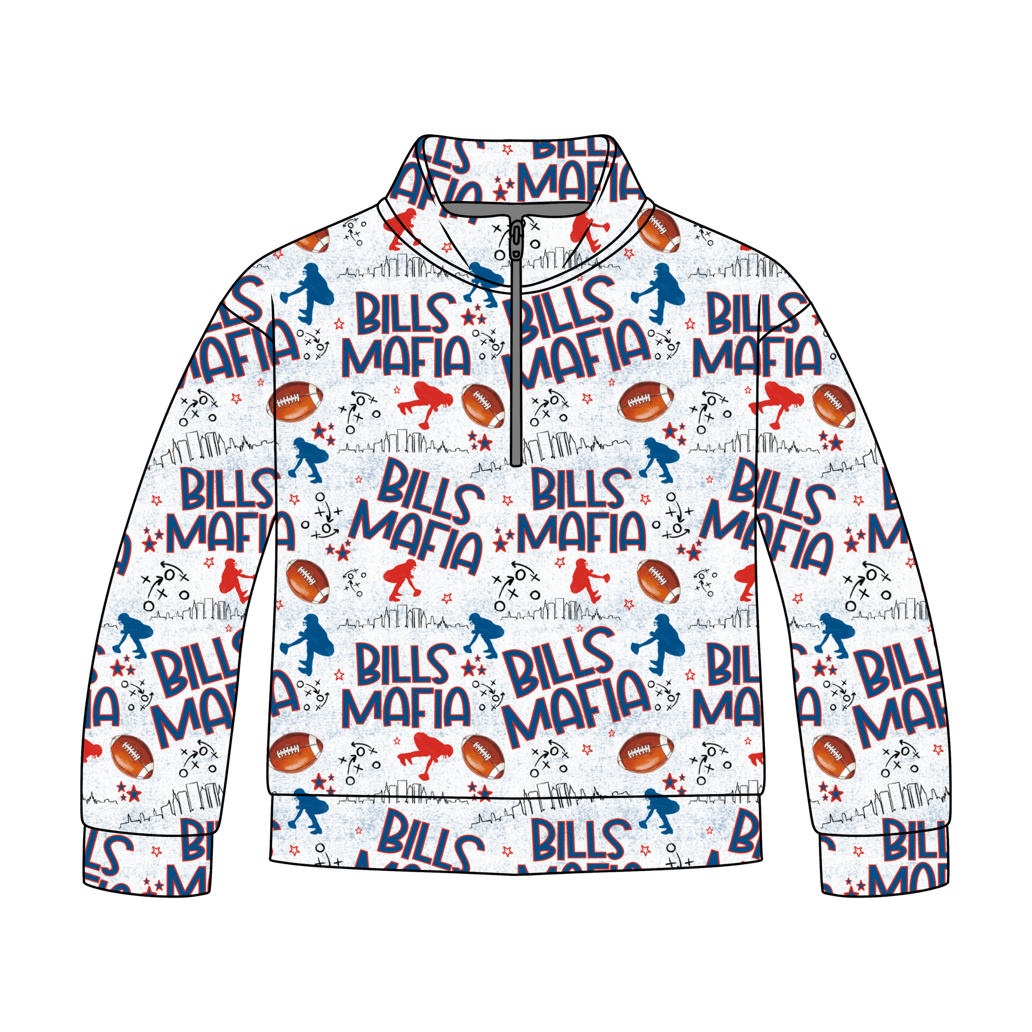 Buffalo Quarter Zip-Up *RTS*